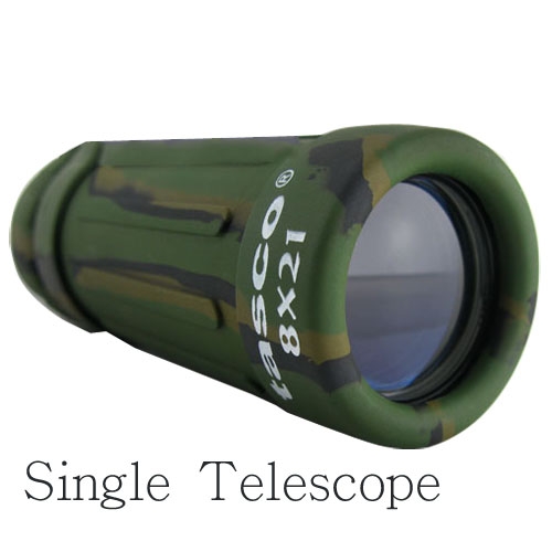 Small Tasco 8 x 21 Camouflage Color Monocular Telescopes - Click Image to Close